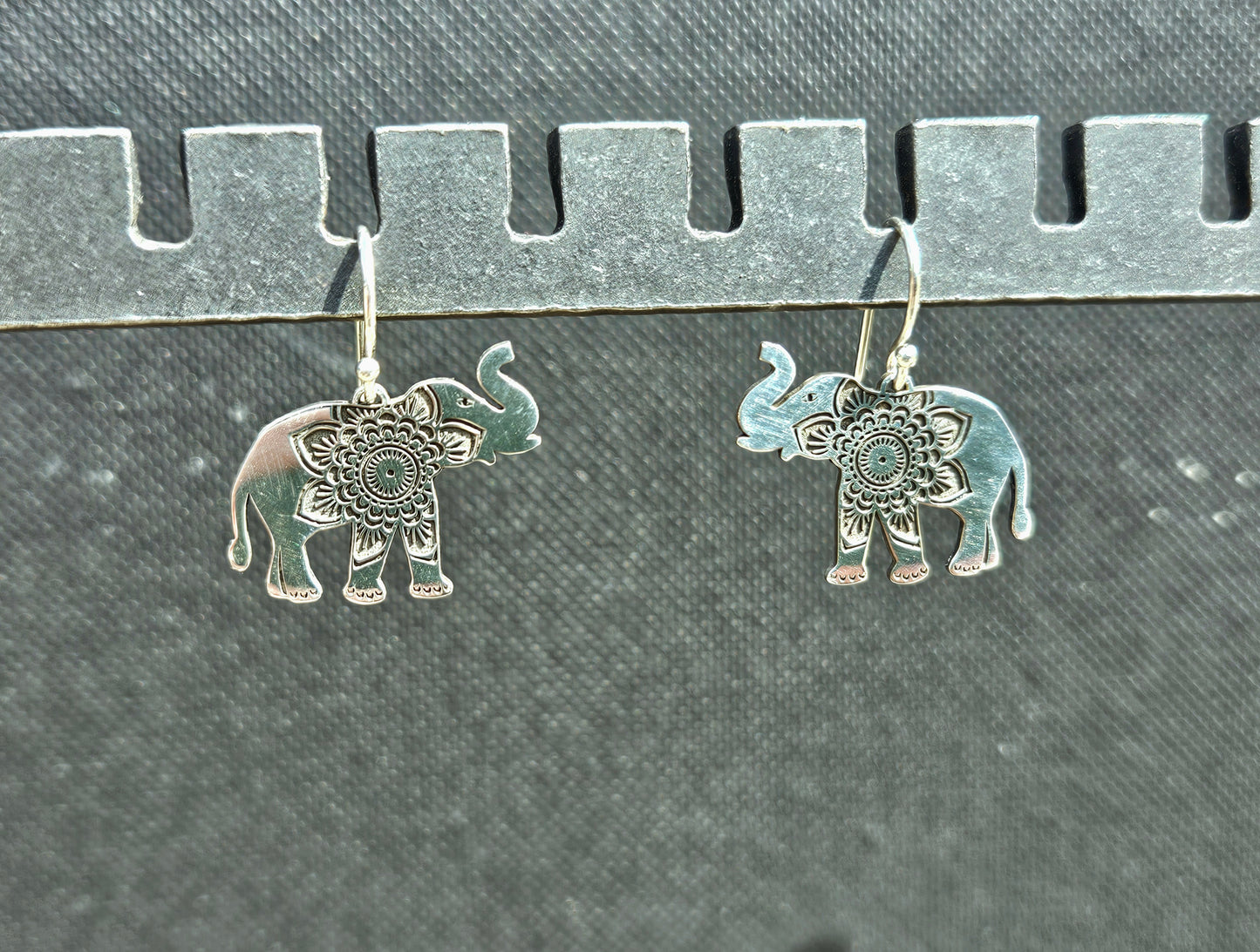 Elephant Mandala Earrings