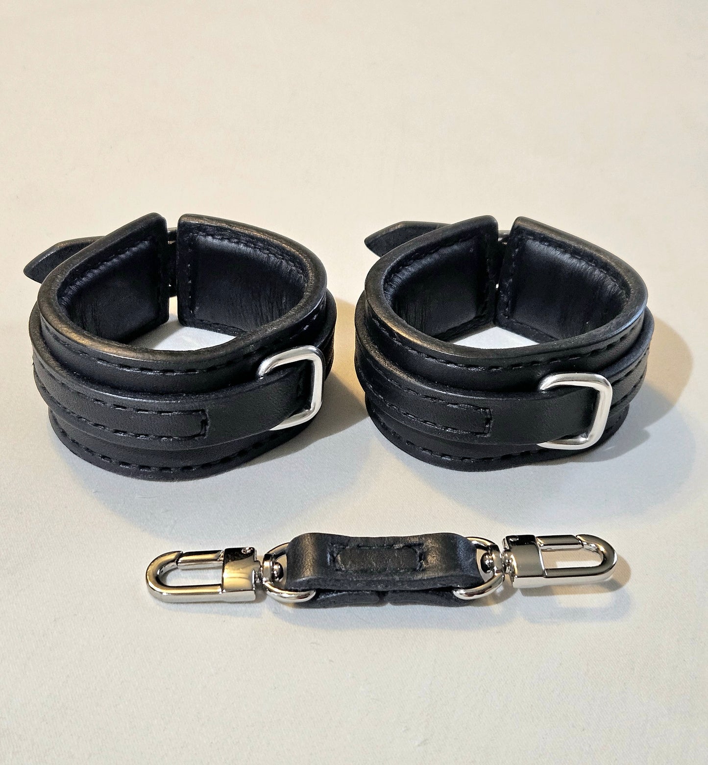 Bridle Leather Bondage Cuffs