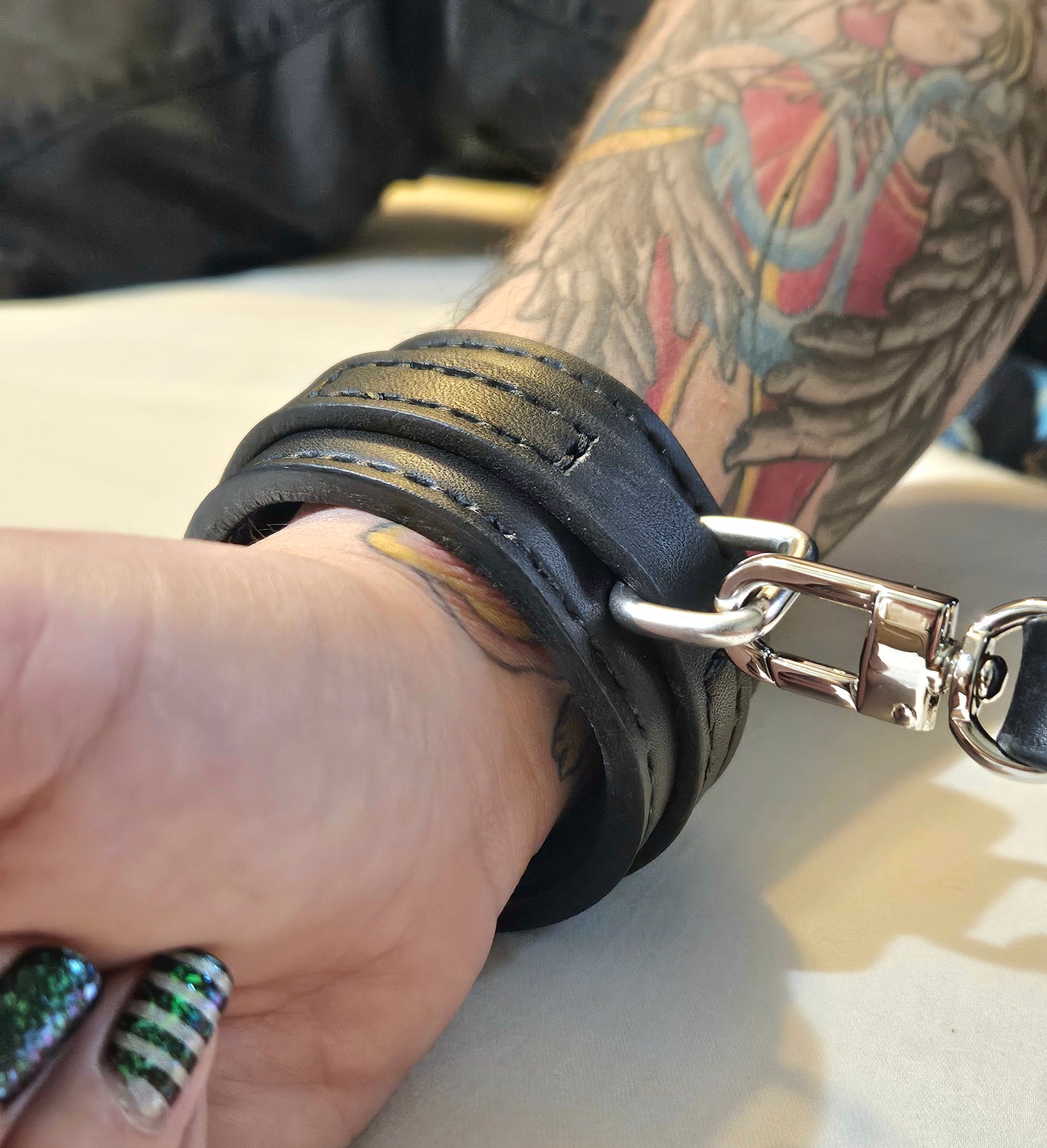 Bridle Leather Bondage Cuffs