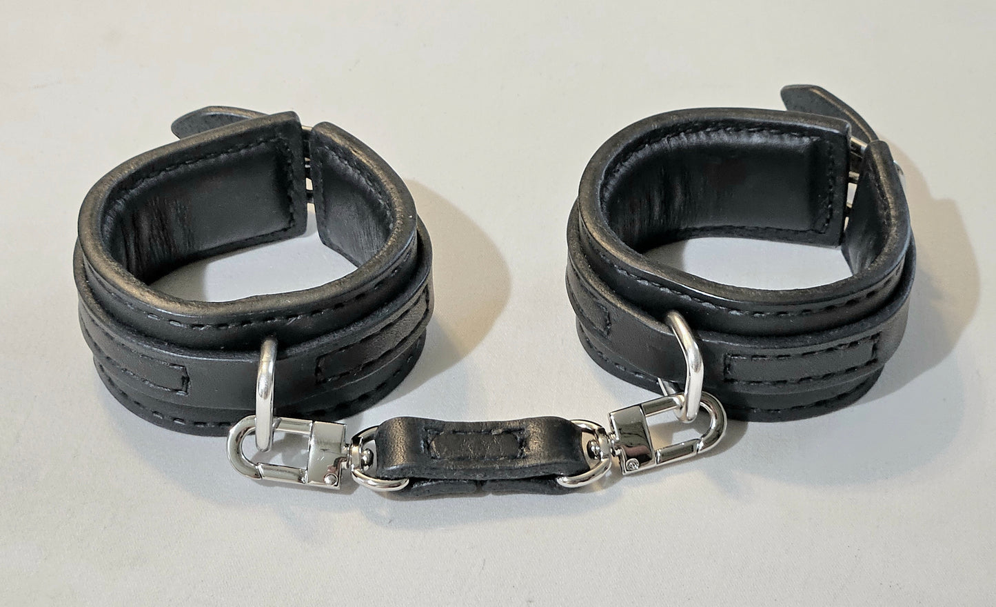 Bridle Leather Bondage Cuffs