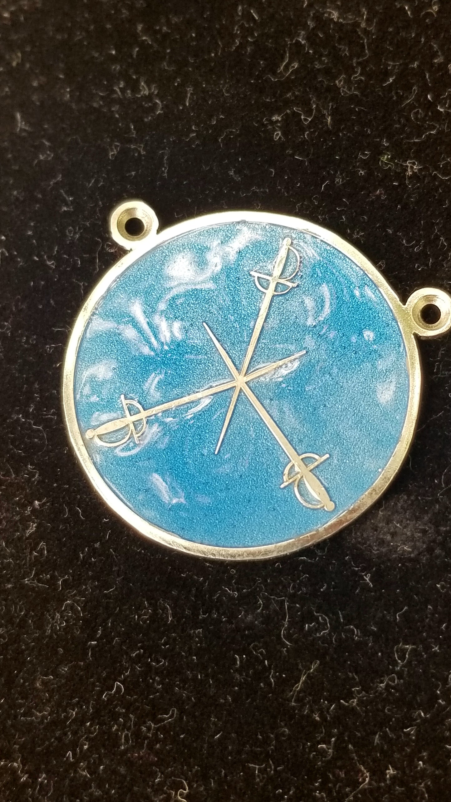 Master of Defense Medallion - Sterling and Resin