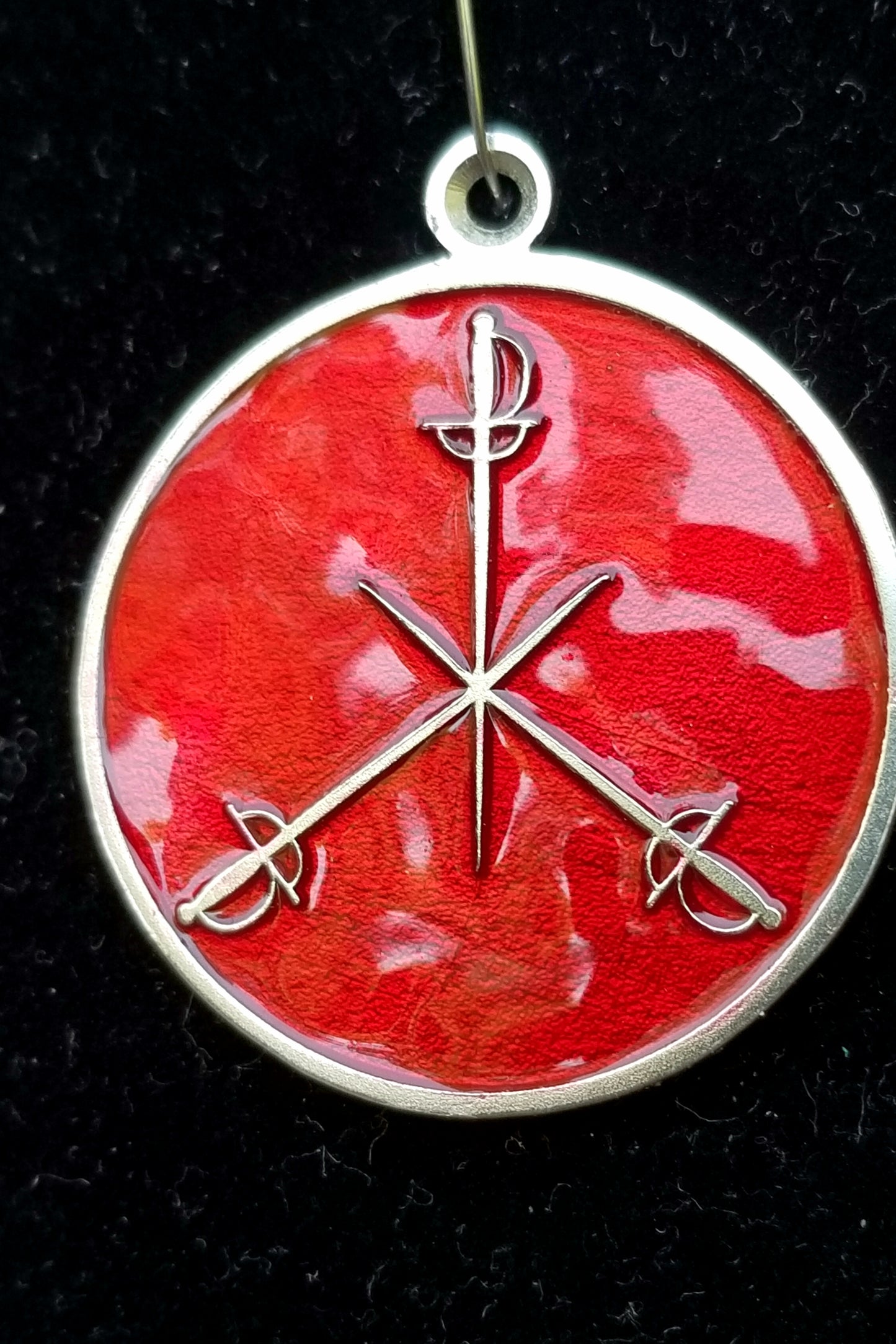 Master of Defense Medallion - Sterling and Resin