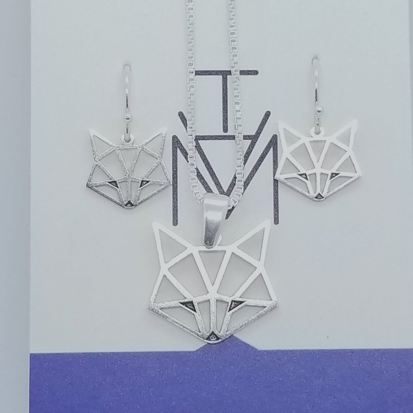 Foxy Necklace and Earring Set