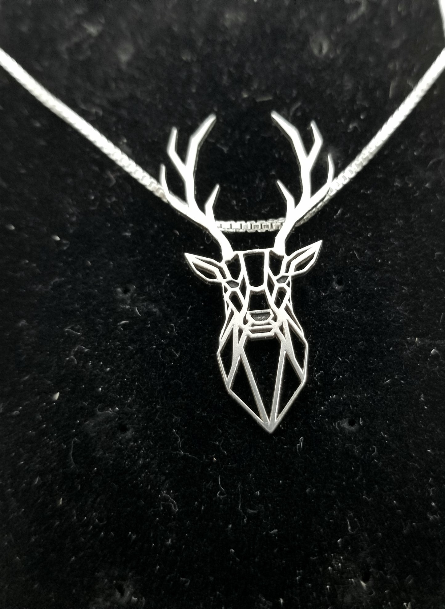 Oh Deer Sterling Silver Necklace