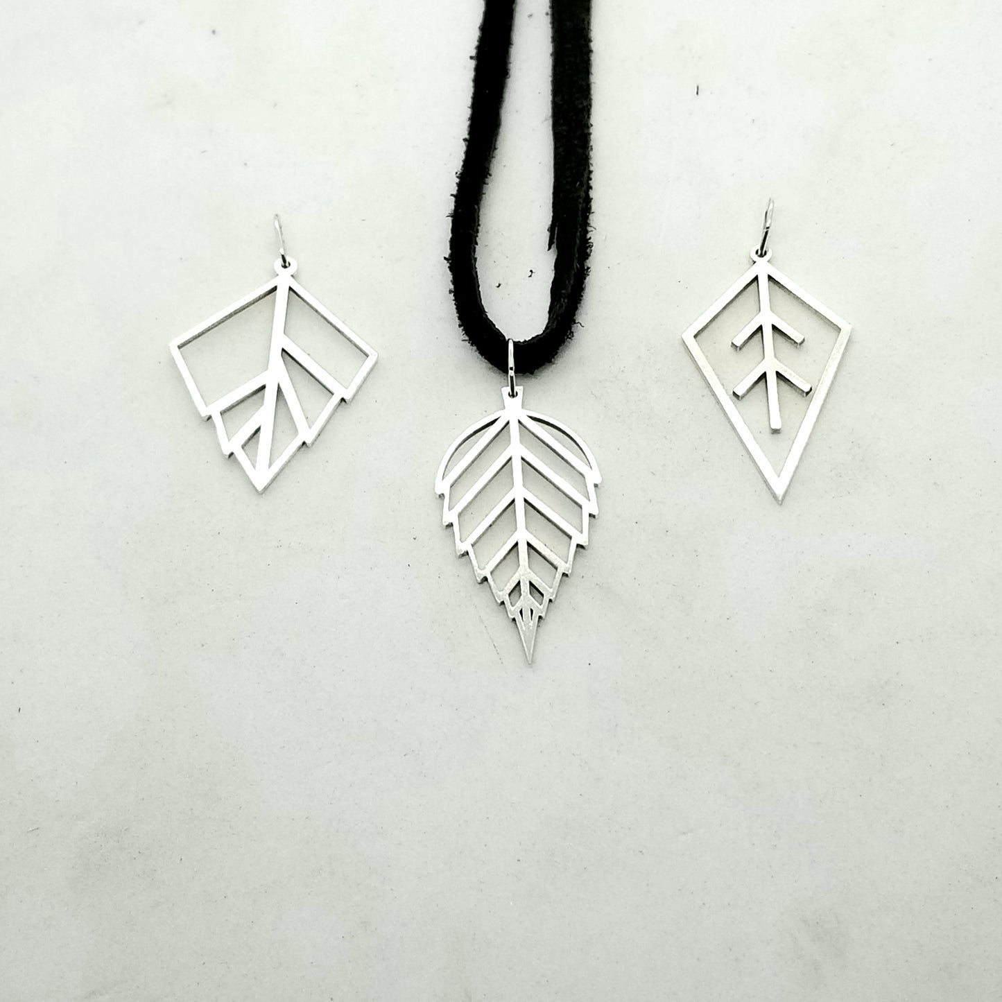 Sterling Silver Leaf Pendant