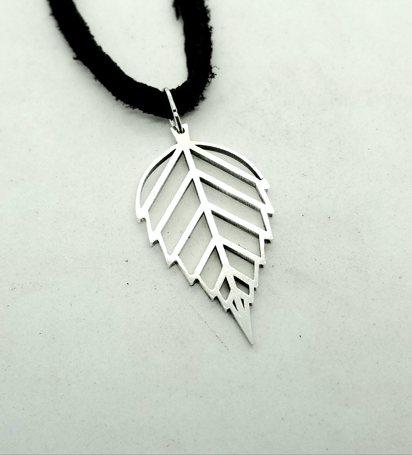 Sterling Silver Leaf Pendant