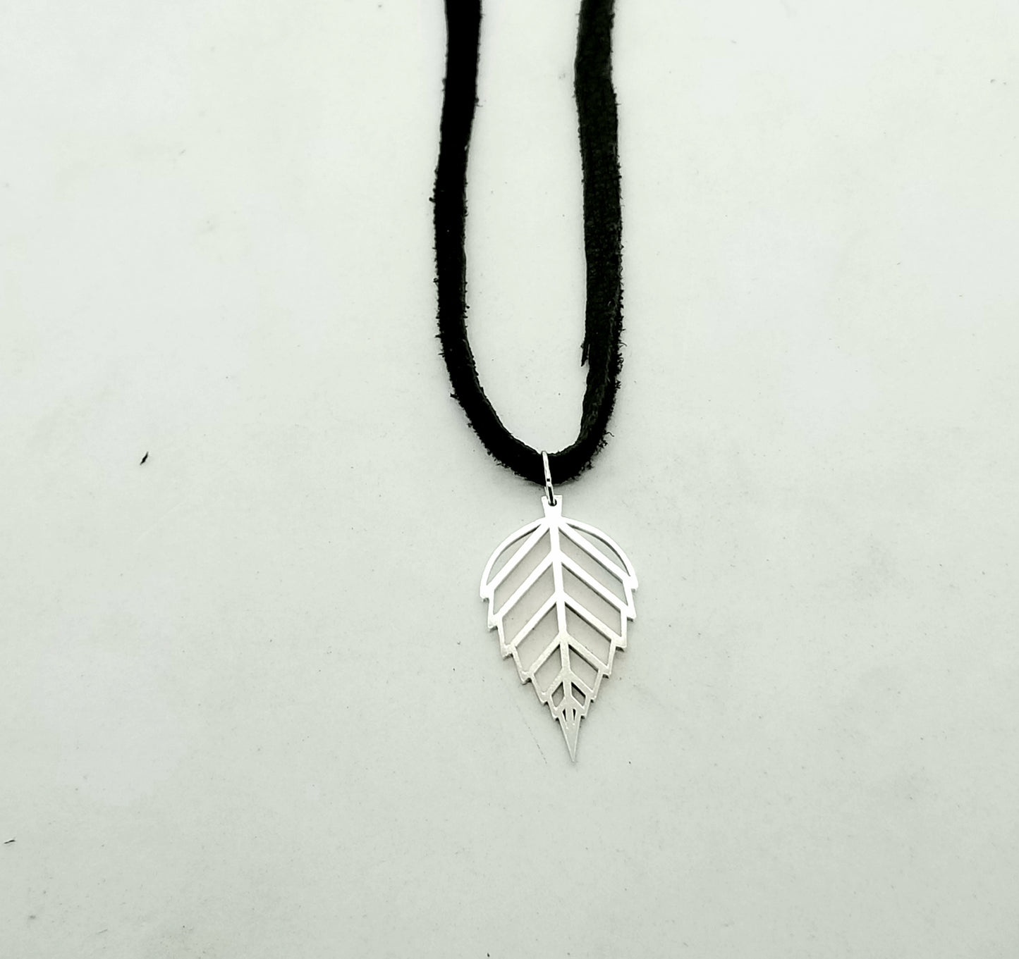 Sterling Silver Leaf Pendant