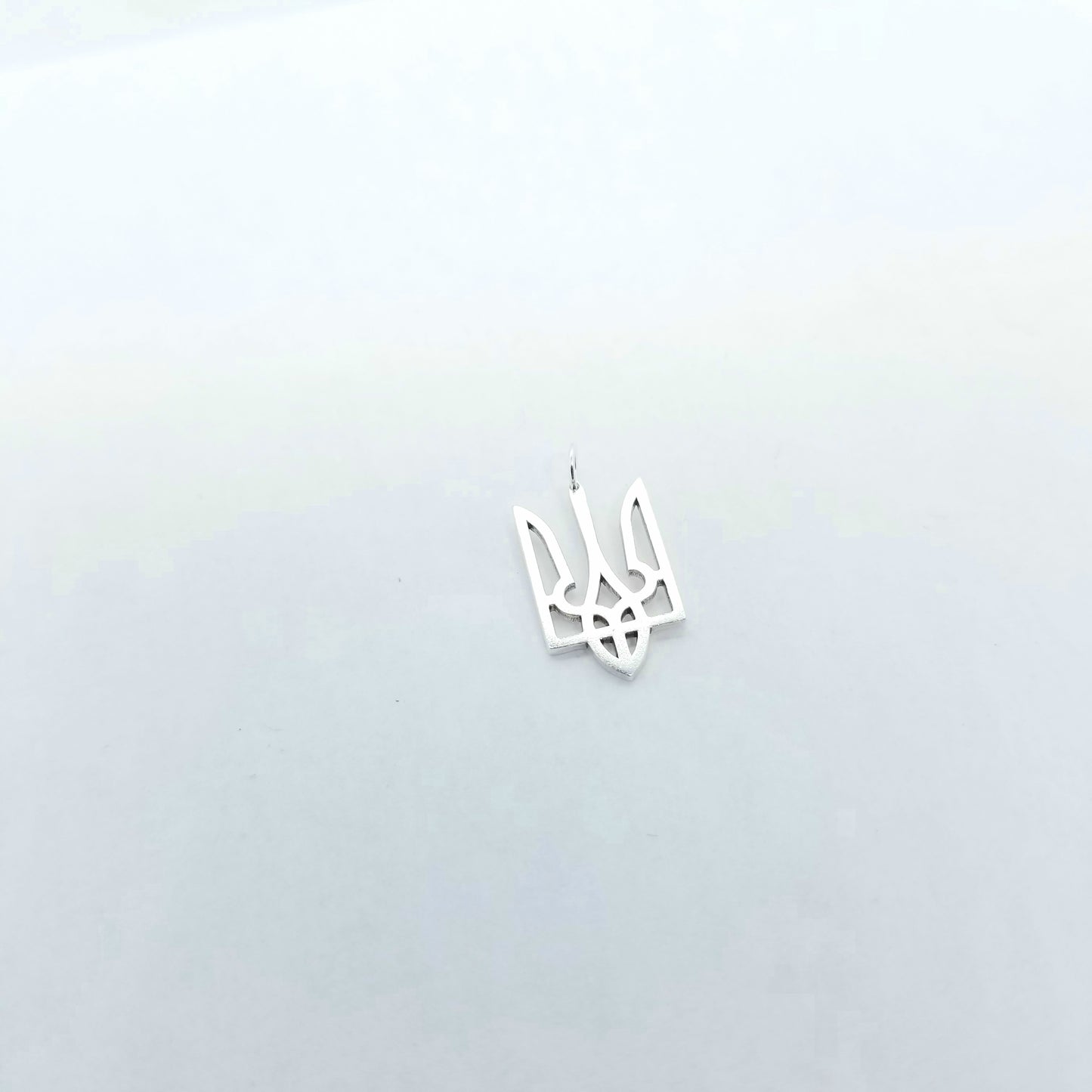 Sterling Ukrainian Trident / Tryzub Pendant