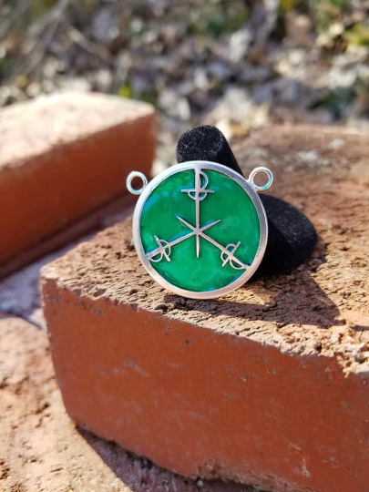 Master of Defense Medallion - Sterling and Resin