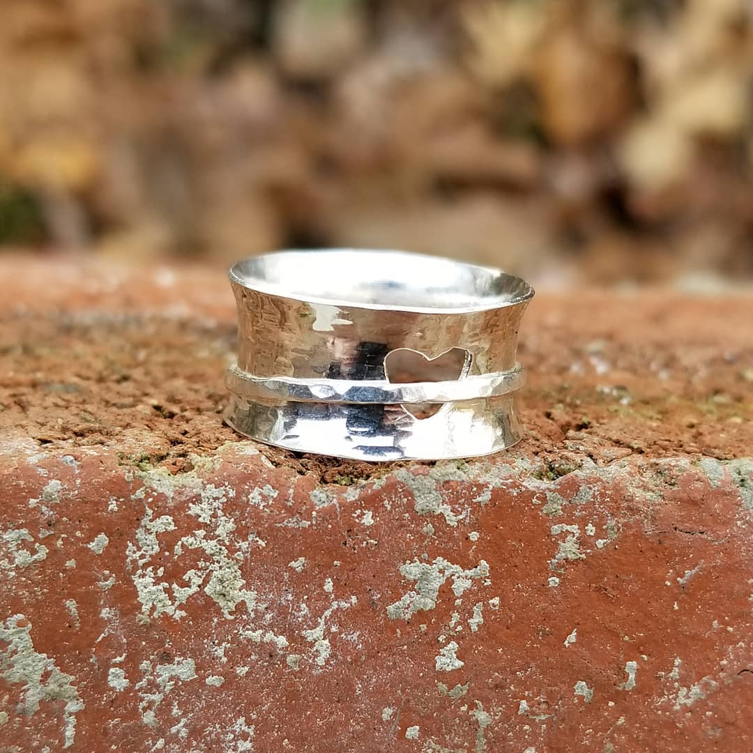 Sterling Silver Spinner Ring