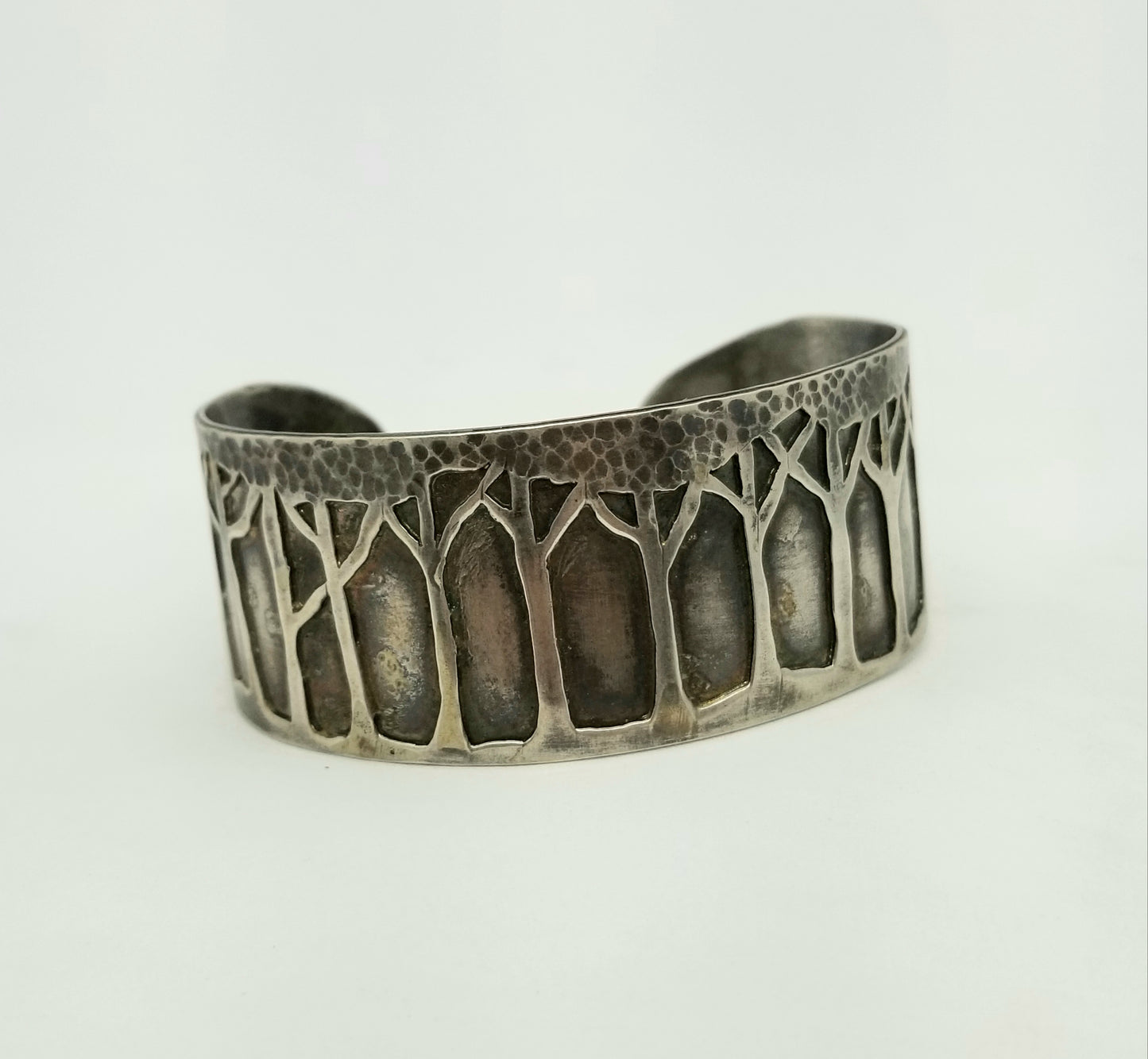 Dark Forest Sterling Silver Cuff Bracelet